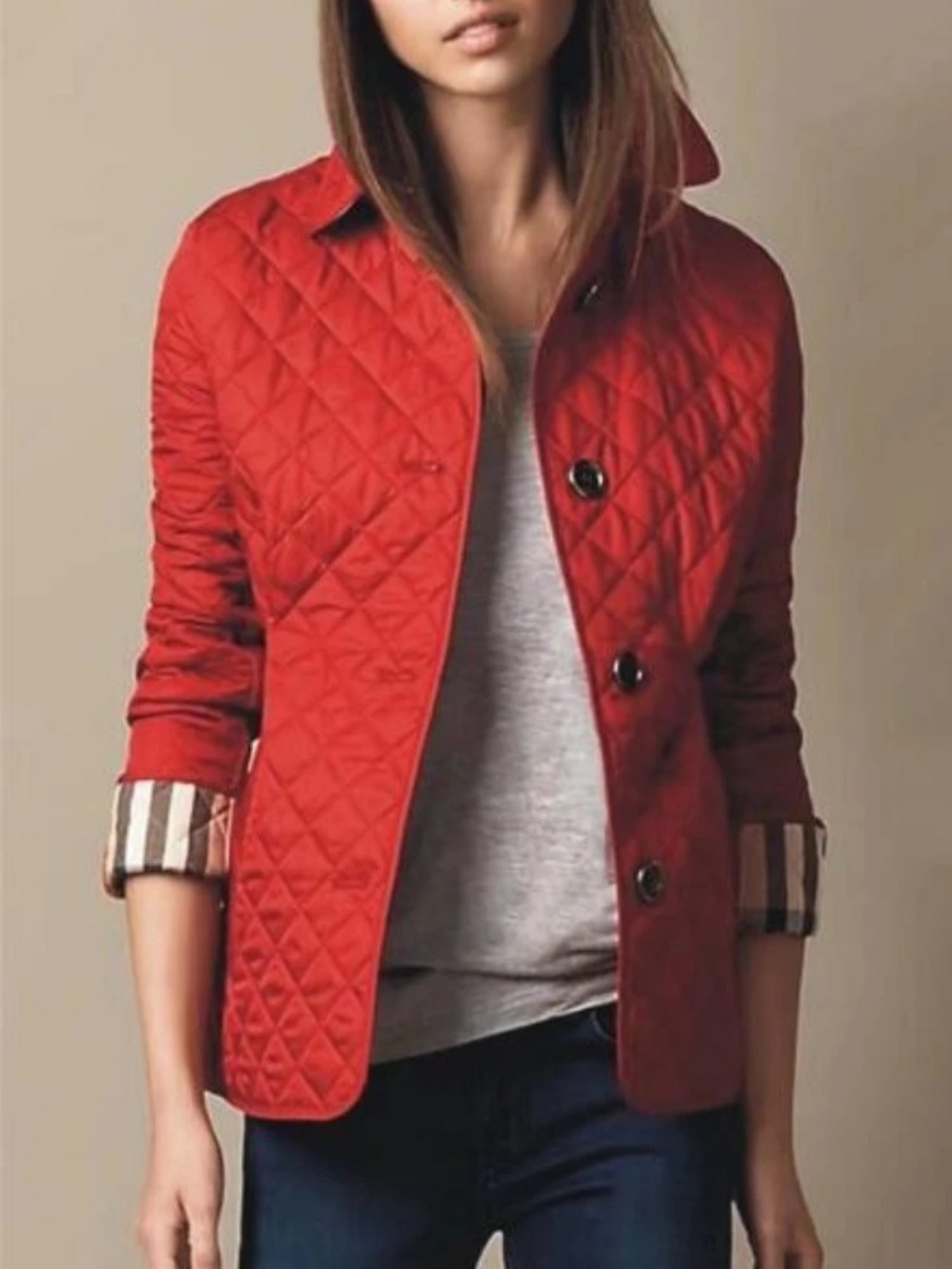 Women’s Quilted Snap Jacket