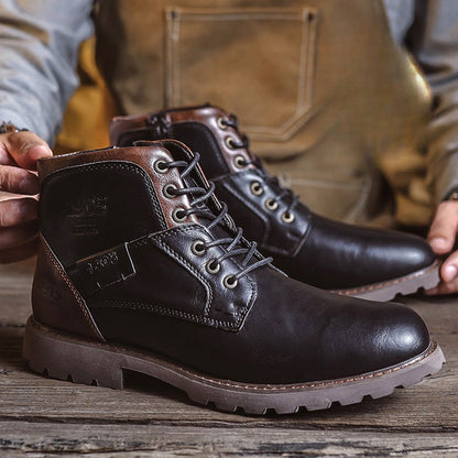 Men’s Retro Leather Boots