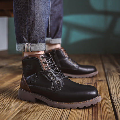 Men’s Retro Leather Boots
