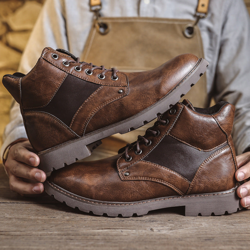 Men’s Retro Leather Boots