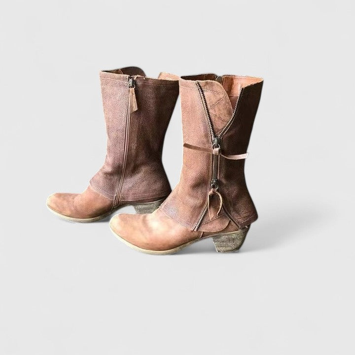Women’s Mid-Calf Fold-Over Boots