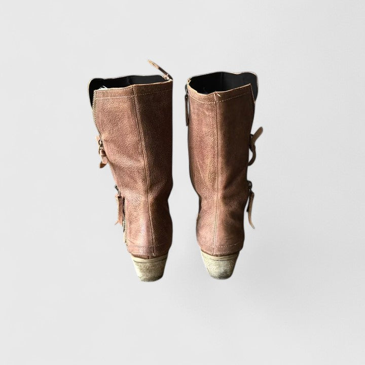 Women’s Mid-Calf Fold-Over Boots