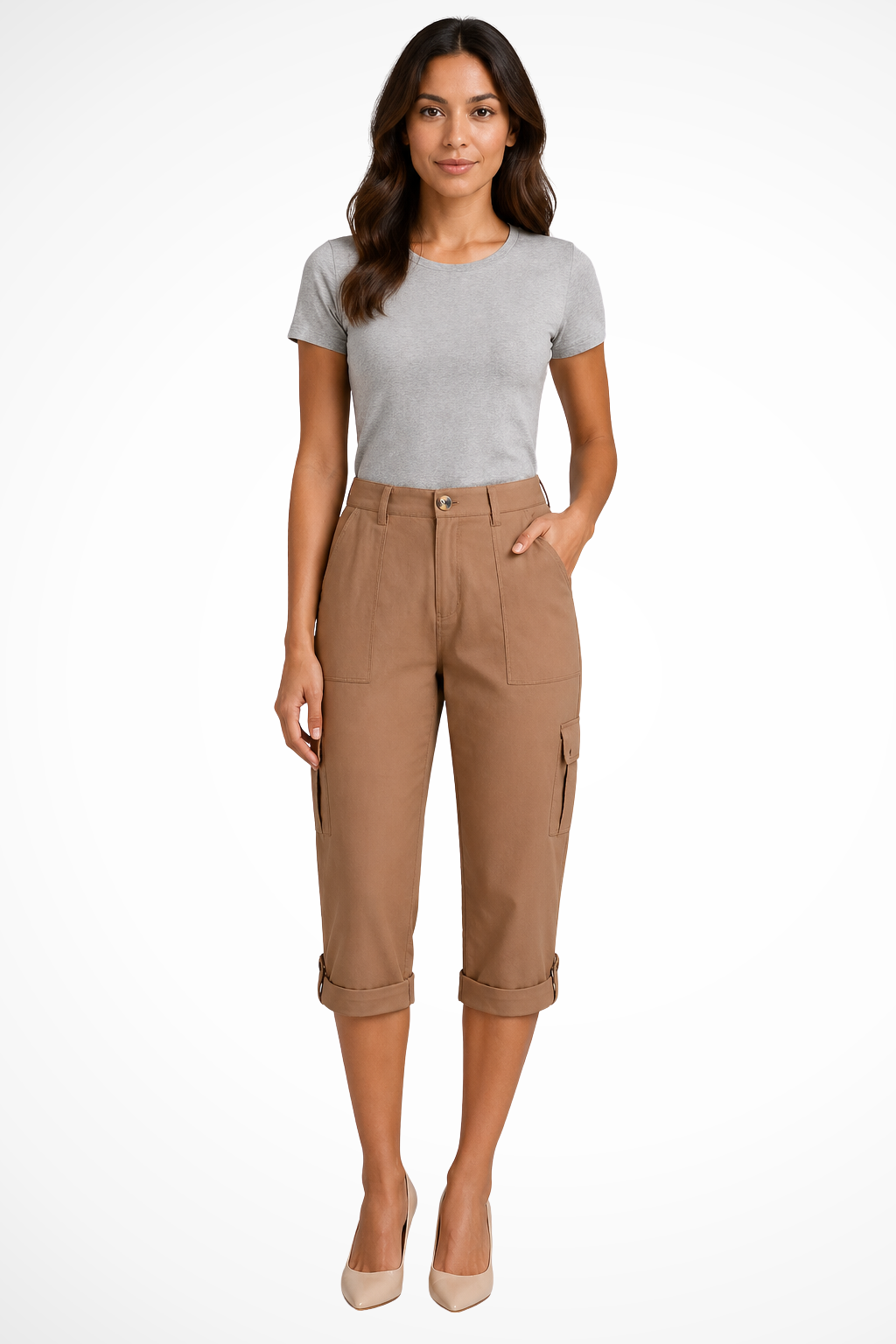 Women’s Cropped Cargo Pants