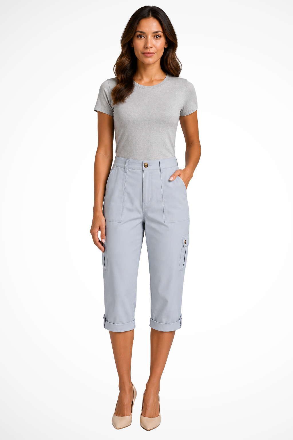 Women’s Cropped Cargo Pants