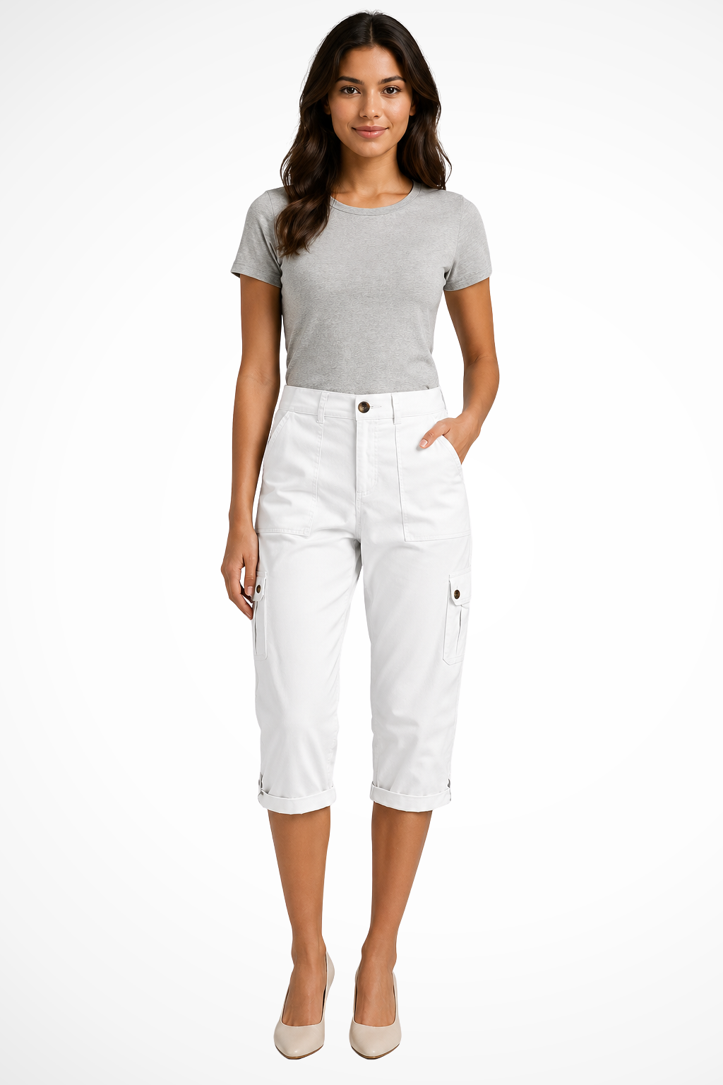 Women’s Cropped Cargo Pants